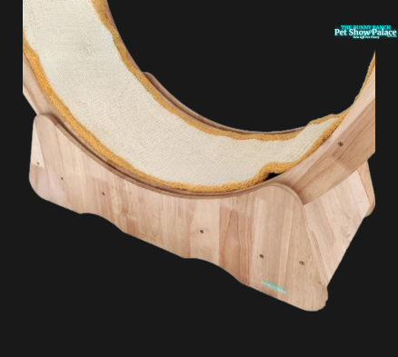 OSCAT Silent Wooden Cat Wheel – The Zoomies-Proof Exercise Wheel for Indoor Cats