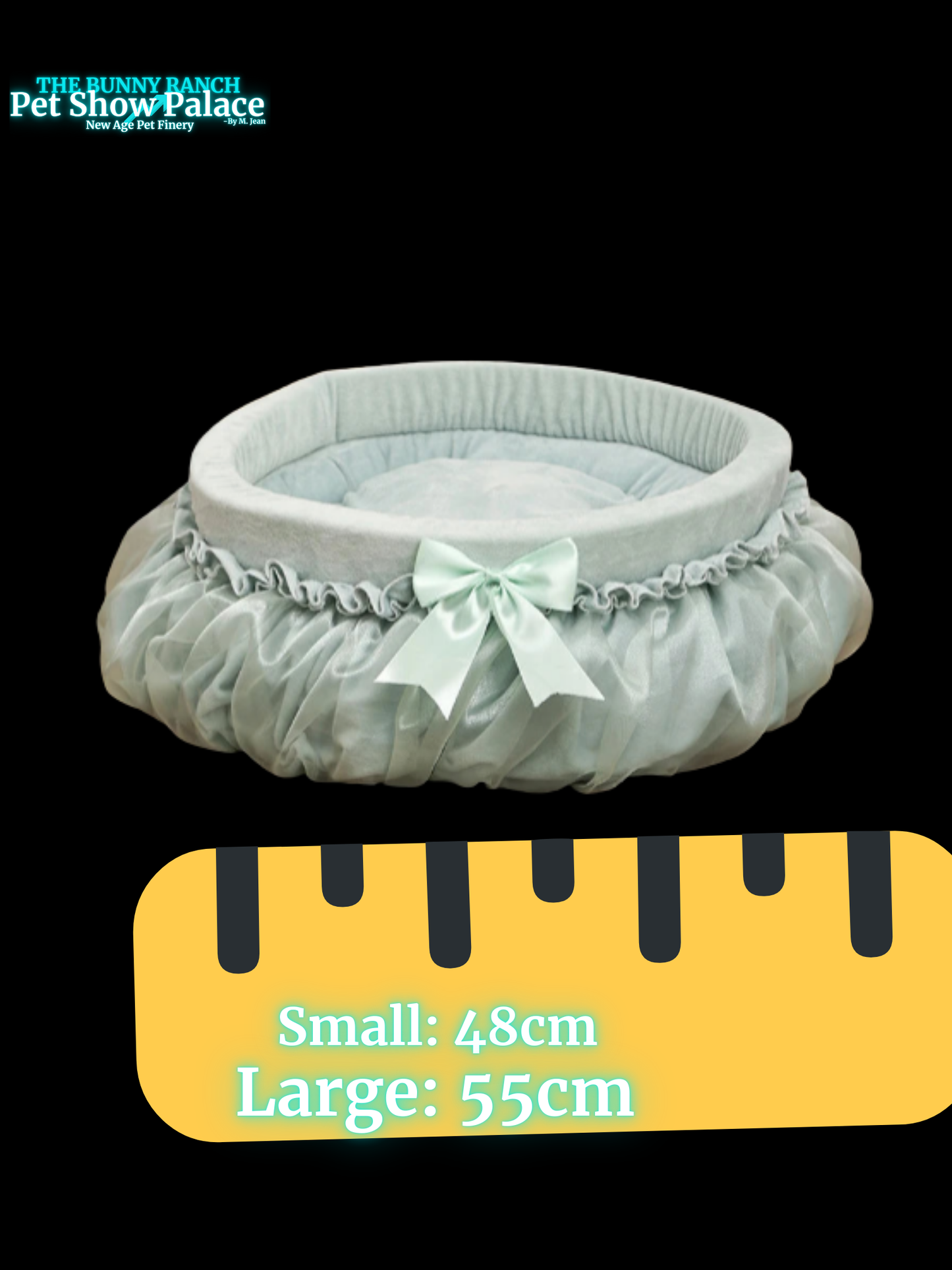 Luxury Calming Lace Dog & Cat Bed – Soft Sustainable Washable Non-Slip Pet Sofa
