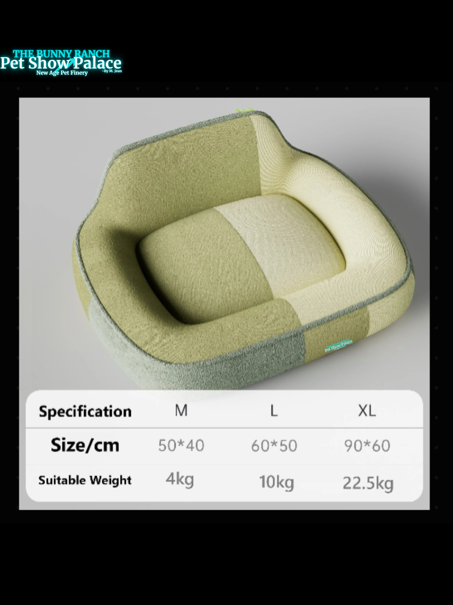 Small, Medium & Large Dog Bed — Thick Winter Warm Pet Mattress with Spliced Color Design for All Seasons
