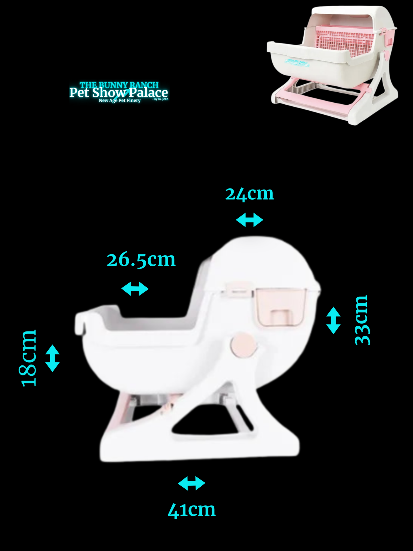 Easy Sift Litter Box | Built-In Sifting Cat Litter Box No Scooper Needed