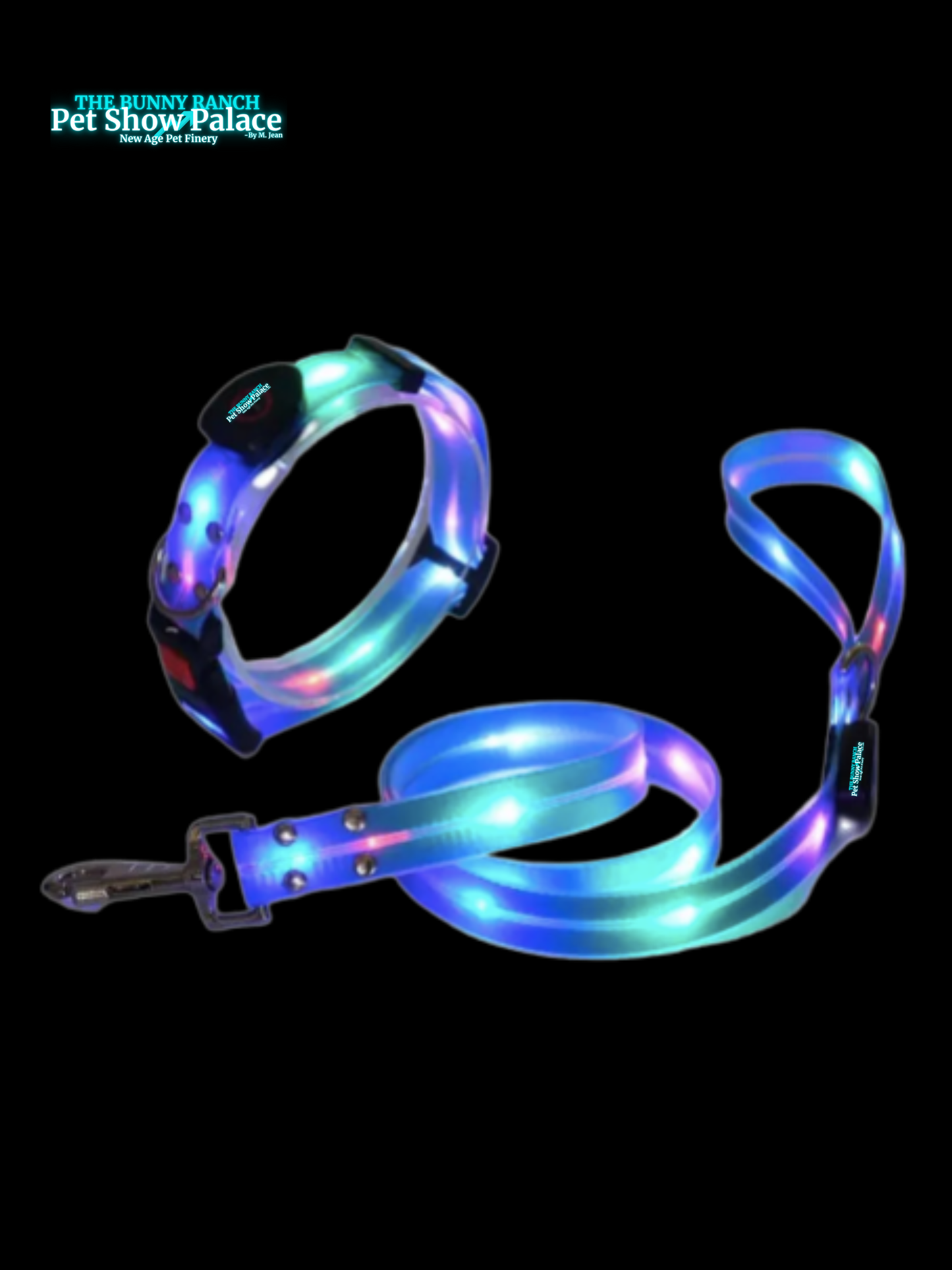LED Night Glow Dog Collar & Leash – Waterproof, USB Rechargeable, For Dogs That Love Attention