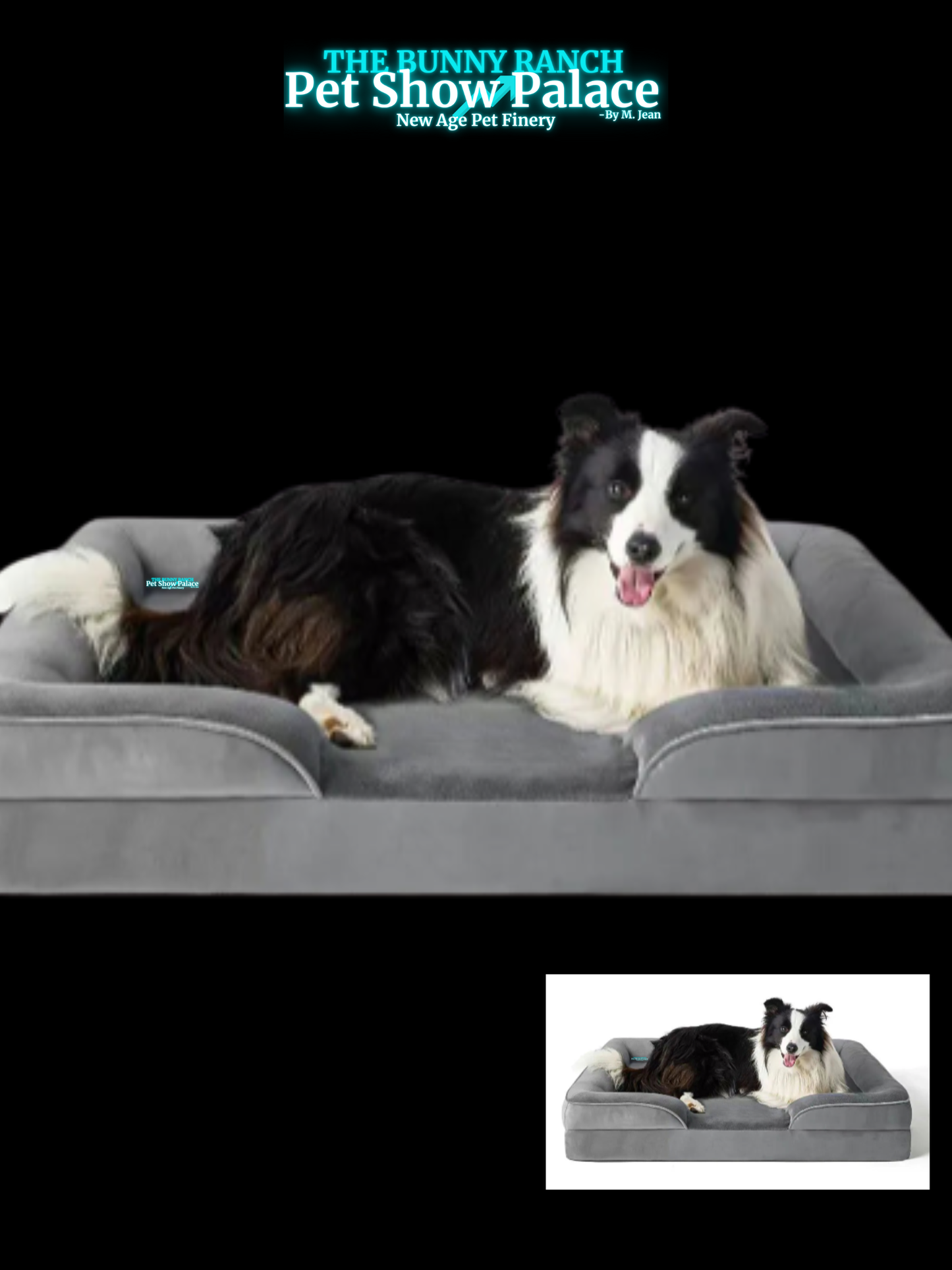 Premium Orthopaedic Memory Foam Dog Bed – Ultra-Soft Washable Pet Sofa | Best-Selling Comfort Bed for Dogs Who Run the House