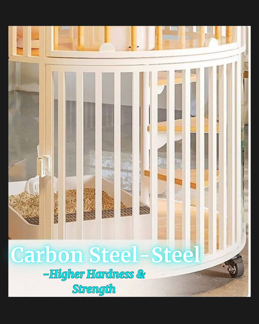 Luxury 360° Cat Villa & "Keep-6" Watch Tower – Ultimate Cat Paradise