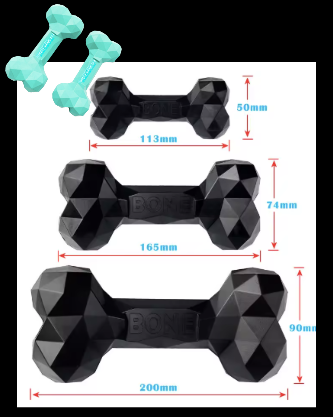 Diamond-Cut Dog Chew Toy – Gum & Jaw Stimulating, Durable & Fun