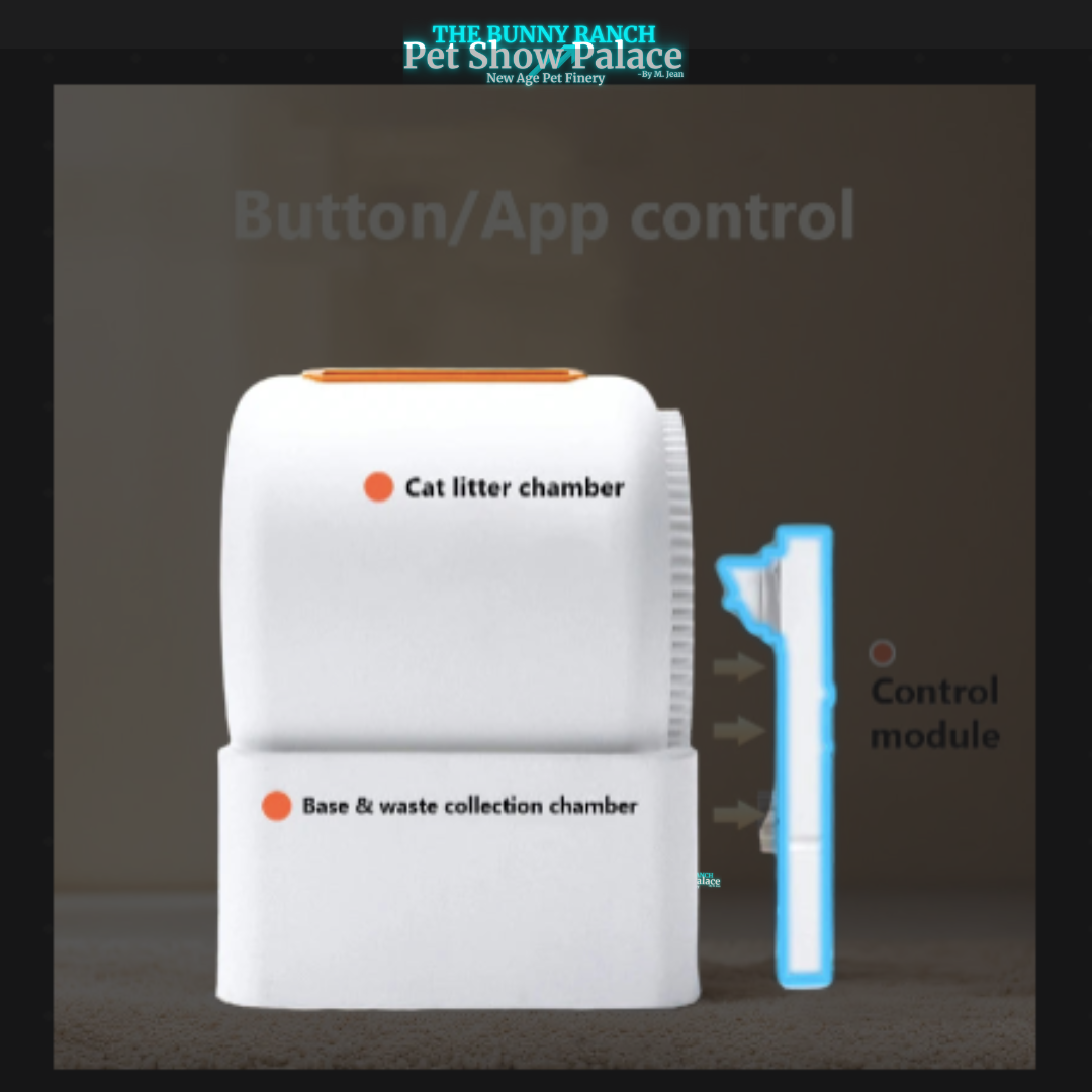 Multiple Cats Smart Lavatory White Automatic Self-Cleaning Cat Litter Box App Controlled with Full Ventilation System