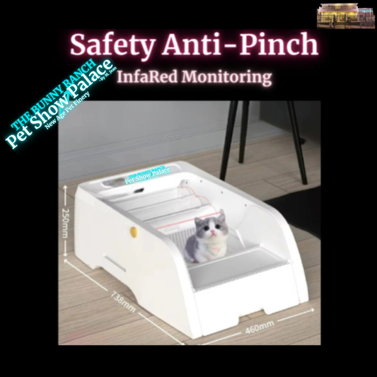 Electric Self-Cleaning Litter Box | Automatic Odor-Control Cat Toilet (Hands-Free, Smart & Sassy)