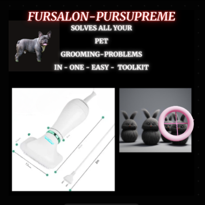 🐶✨ Take-Me-Anywhere™ DeluXe Massage • Anti-Shed Comb • Blow-Dry Fur Styler  Because your pet deserves the glow-up.