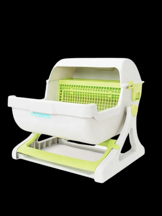 Easy Sift Litter Box | Built-In Sifting Cat Litter Box No Scooper Needed
