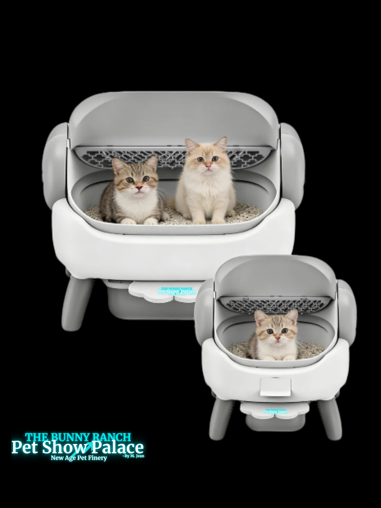 New-Age Self-Cleaning Automatic Litter Box | Smart App Control • Open-Top • Dual Safety Sensors